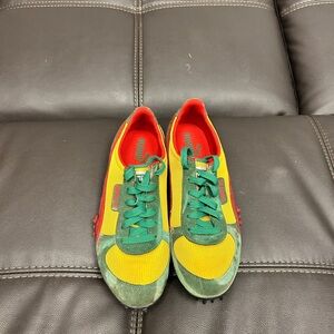 Puma Green and Yellow Sneakers